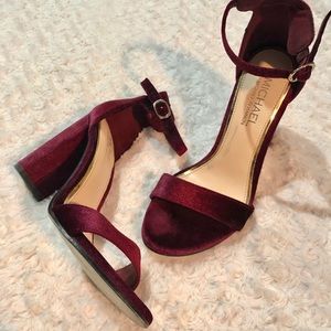Michael Shannon “Sammey” Heeled Sandal, size 7.5